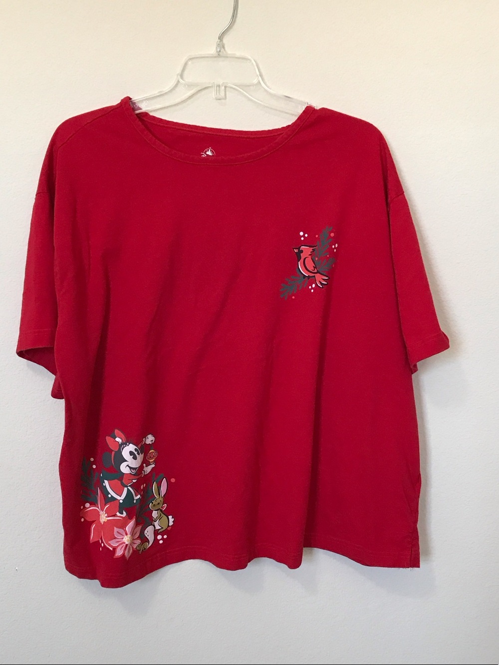 Disney Red Mickey & Friends Holiday Graphic Pajamas Set